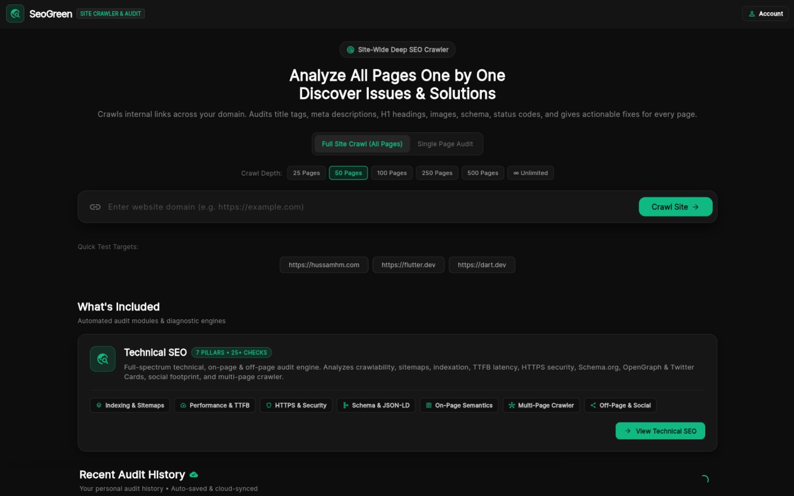 SEO GREEN - Website SEO Analyzer